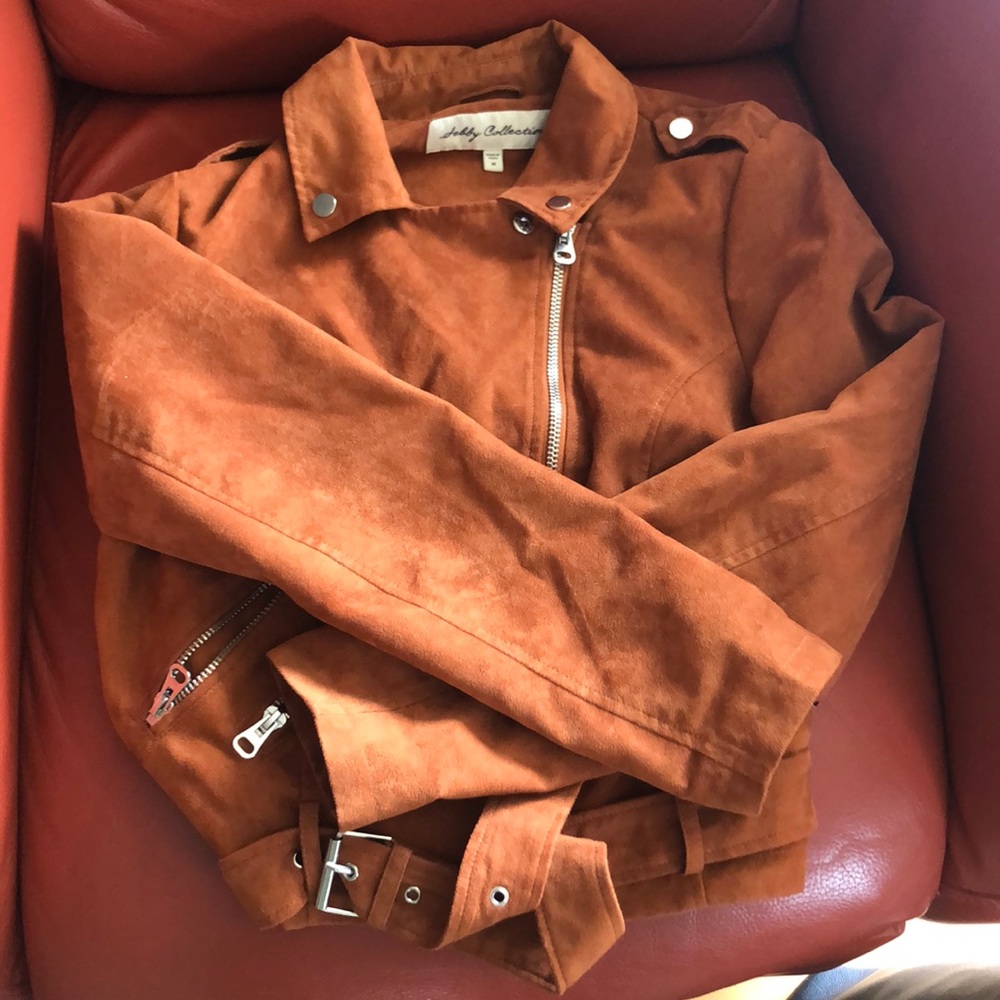 Faux Suede Jacket
